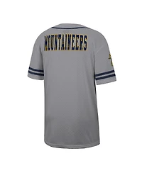 Colosseum Men's Gray West Virginia Mountaineers Free Spirited Baseball Jersey