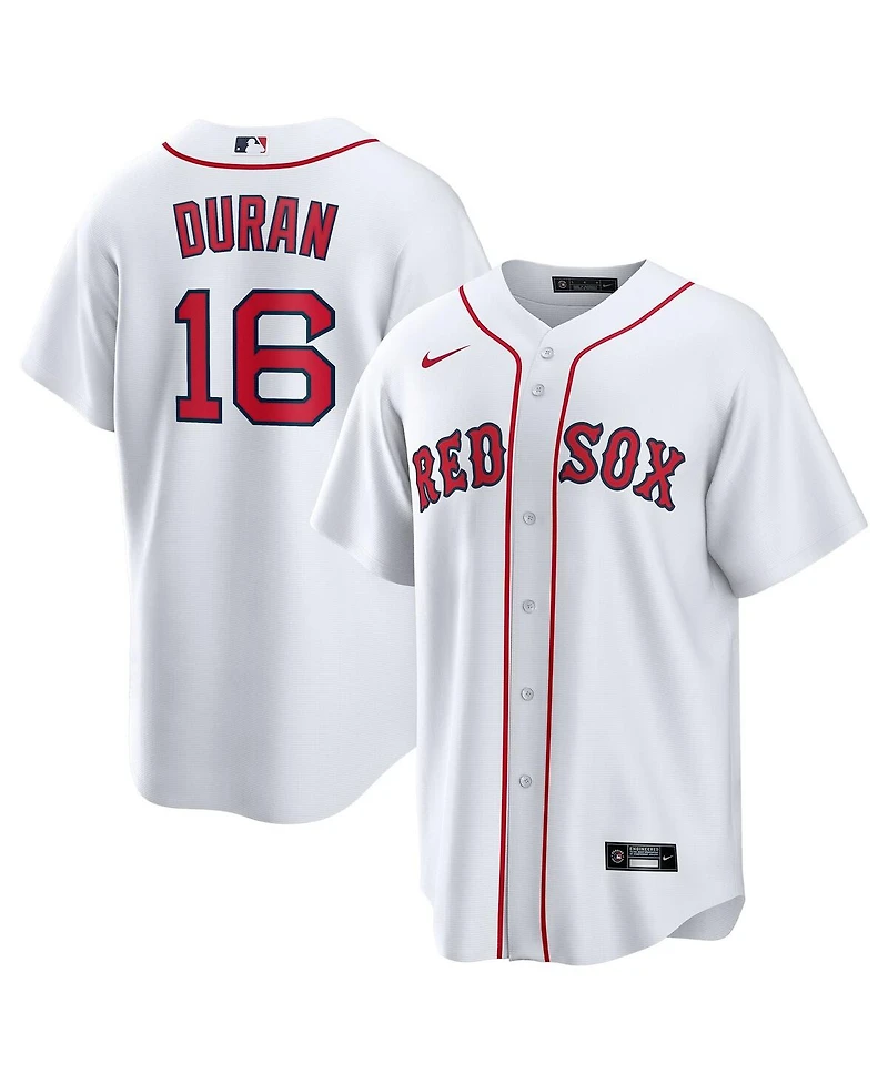 Nike Men's Jarren Duran White Boston Red Sox Home Replica Player Jersey