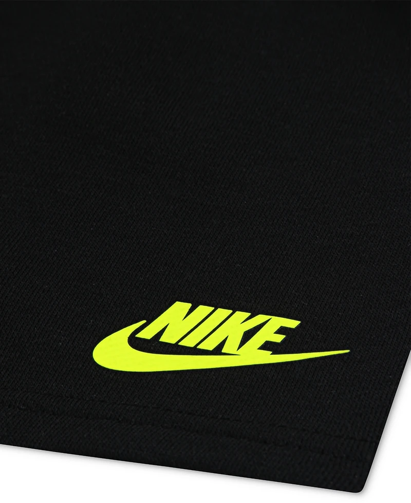 Nike Toddler Printed T-Shirt & Lightweight French Terry Shorts, 2 Piece Set