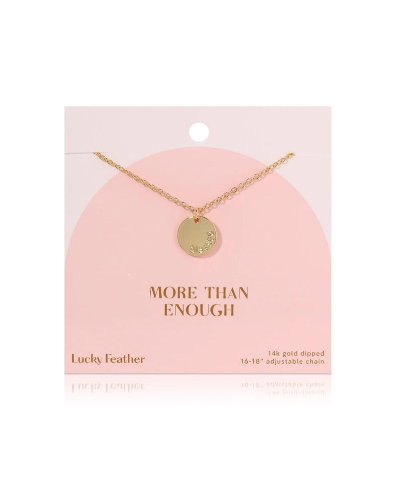 Lucky Feather Faith Collection Necklace