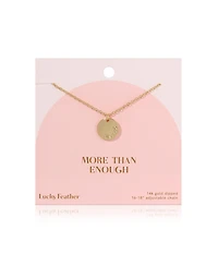 Lucky Feather Faith Collection Necklace