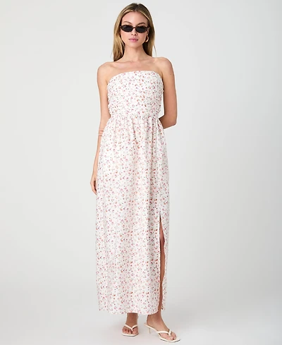 French Connection Women's Nomi Cotton Strapless Dress