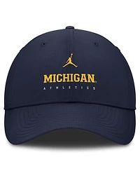 Jordan Men's Navy Michigan Wolverines Club Performance Adjustable Hat