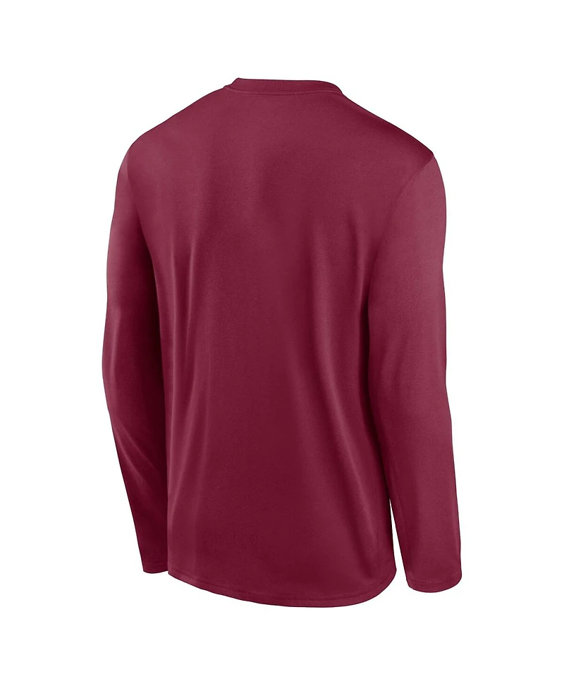 Nike Men's Garnet Florida State Seminoles Primetime Primary Legend Long Sleeve T-Shirt