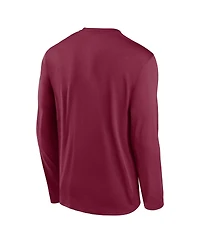 Nike Men's Garnet Florida State Seminoles Primetime Primary Legend Long Sleeve T-Shirt