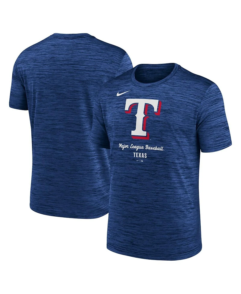 Nike Men's Royal Texas Rangers Velocity Performance T-Shirt