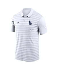 Nike Men's White Los Angeles Dodgers Authentic Collection Victory Performance Polo Shirt