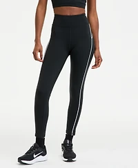 Id Ideology Women's Piped 7/8-Length Compression Leggings, Exclusively at Macy's