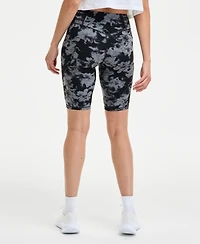 Id Ideology Women's Abstract-Print Studio Bike Shorts, Exclusively at Macy's