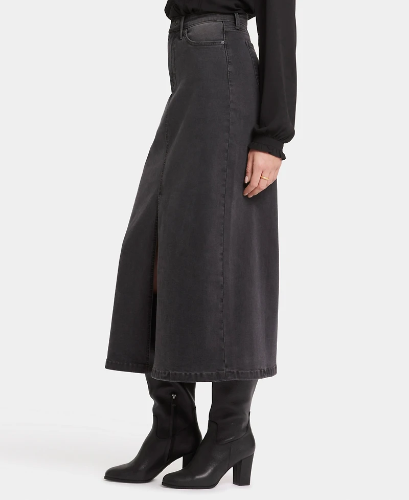 Nydj Women's High Rise Long Skirt
