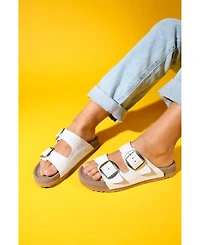 Ovesta Soft Footbed Leather Slide Sandal (Women