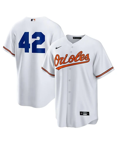 Nike Men's White Baltimore Orioles Home 2025 Jackie Robinson Day Replica Jersey