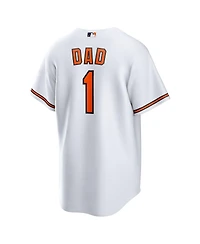 Nike Men's White Baltimore Orioles 1 Dad Home Replica Jersey