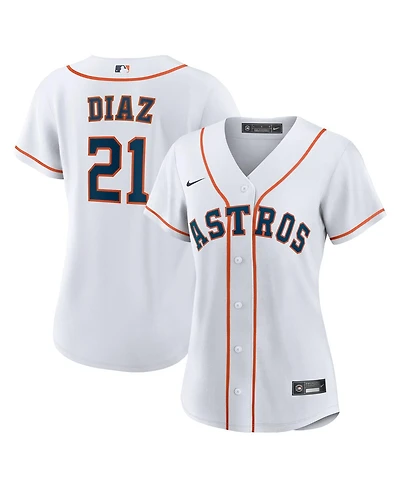 Nike Women's Yainer Diaz White Houston Astros Home Replica Jersey