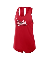 Nike Women's Red Cincinnati Reds Crisscross Performance Tank Top