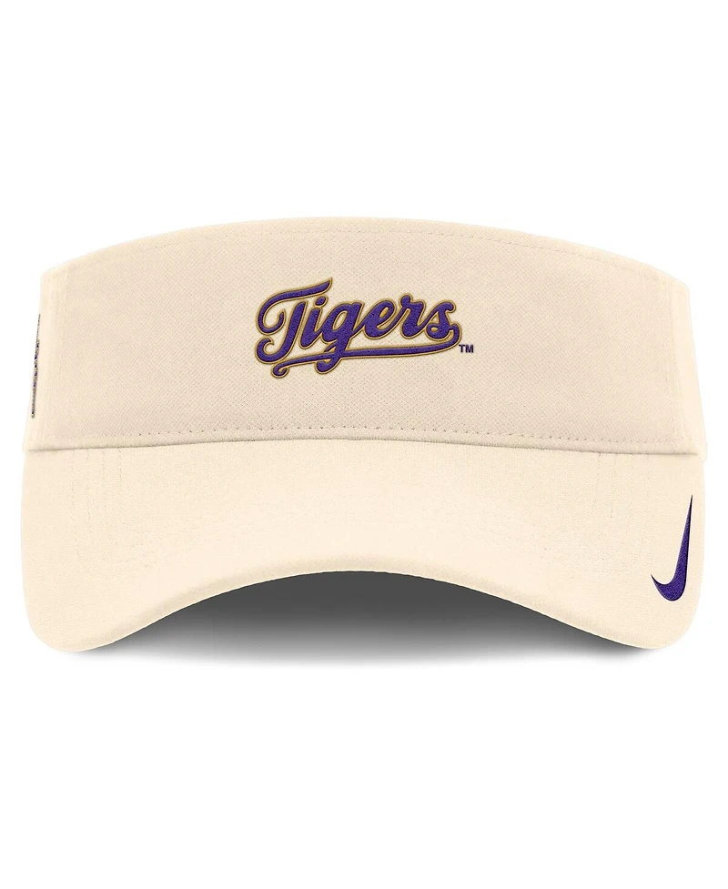 Nike Men's Natural Lsu Tigers Primetime Ace Adjustable Visor Hat
