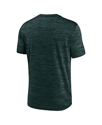 Nike Men's Green Michigan State Spartans Velocity Baseball Wordmark Stack Performance T-Shirt