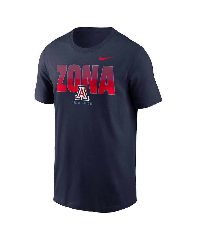 Nike Men's Navy Arizona Wildcats Campus Local T-Shirt