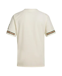 Adidas Men's Cream Miami Hurricanes Replica Baseball Jersey