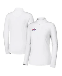 Tommy Bahama Women's White Buffalo Bills Sport Playa Vista Quarter-Zip Jacket