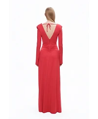 Nocturne Women's Draped Maxi Dress