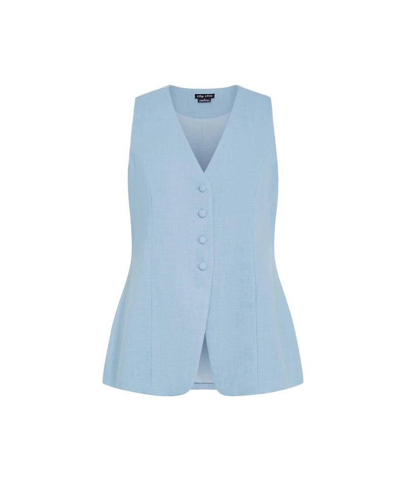 City Chic Plus Tori Vest