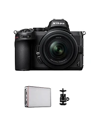 Nikon Z5 Full Frame Mirrorless Camera with Nikkor Z 24-50mm f/4-6.3 Zoom Lens - Bundle with Aputure Mc Rgbww Mini Led Light, Mini Ball Head