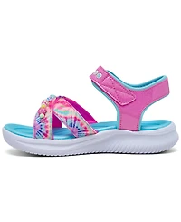 Skechers Little Girls' Jumpsters Sandal - Tie Dye BFFs Sandals from Finish Line