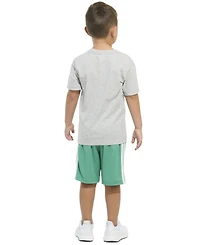 adidas Toddler & Little Boys Graphic T-Shirt Stripe Shorts