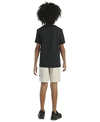 adidas Big Boys Short-Sleeve T-Shirt and Cargo Woven Shorts, 2 Piece Set