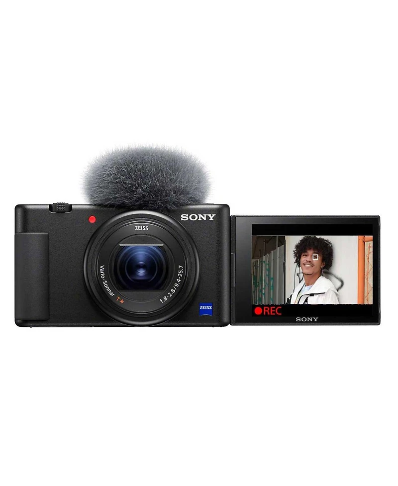 Sony Zv-1 Compact 4K Hd Camera Free Bundle With 32GB Sdhc U3 Memory Card, Pc Software Package