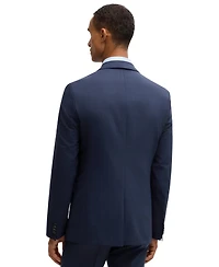 Boss by Hugo Men's Slim-Fit Three Piece Checked Suit