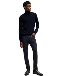Boss by Hugo Men's Slim-Fit Rollneck Merino Wool Sweater