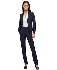 Boss by Hugo Boss Women's Virgin Wool Regular-Fit Button-Up Jacket