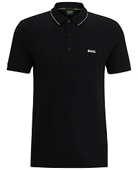 Boss by Hugo Men's Tonal Logo Slim-Fit Polo Shirt