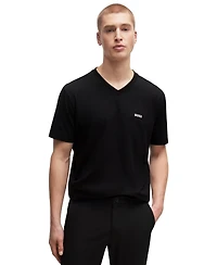 Boss by Hugo Men's Contrast Logo Regular-Fit T-Shirt