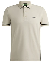 Boss by Hugo Men's Contrast Trim Slim-Fit Polo Shirt