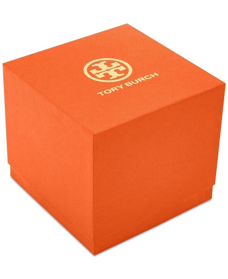 Tory Burch Women's The Kira Brown Leather Wrap Strap Watch 18mm