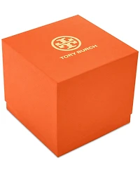 Tory Burch Women's The Kira Brown Leather Wrap Strap Watch 18mm