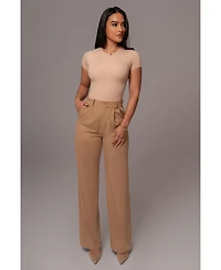 Jluxlabel Women's Classic High Rise Trousers