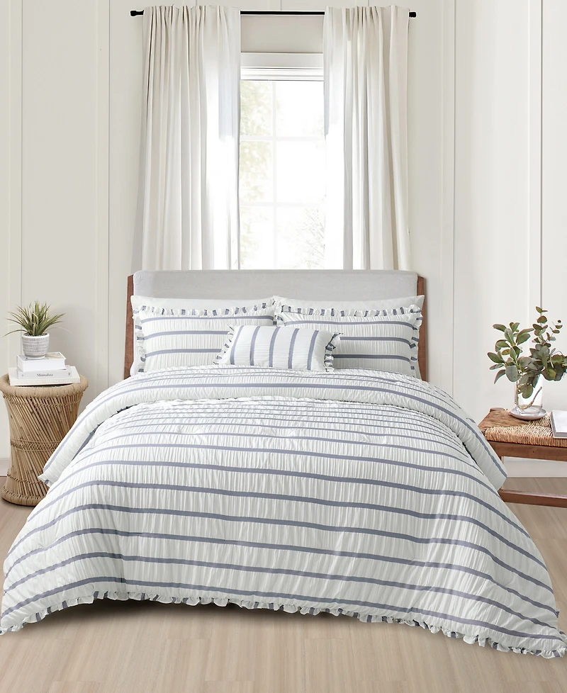 Kona Seersucker 4-Pc. Comforter Sets