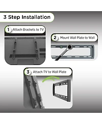 ProMounts Premium Tilting Tv Wall Mount for 37" to 110" TVs Up to 143lbs