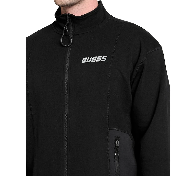 Guess Men's Full-Zip Logo Sweatshirt