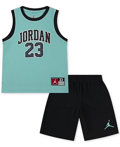 Jordan Little Boys 23 Jersey 2-Piece Set