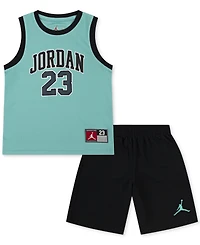 Jordan Little Boys 23 Jersey 2-Piece Set