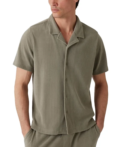 Guess Men's Baron Textured Knit Shirt