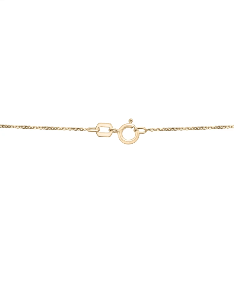 Wrapped in Love Diamond Flare Linear 18" Pendant Necklace (1/4 ct. t.w.) in 14k Gold, Exclusively at Macy's