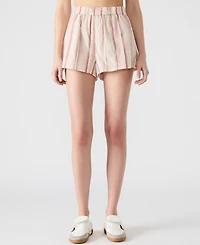 Steve Madden Women's Marguerite Striped Pull-On Shorts
