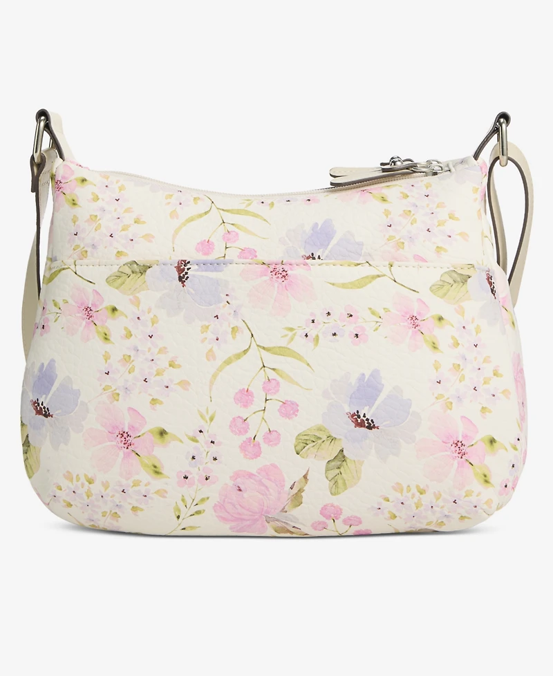 Giani Bernini Medium Floral Hobo Crossbody Bag, Exclusively at Macy's
