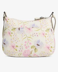 Giani Bernini Medium Floral Hobo Crossbody Bag, Exclusively at Macy's